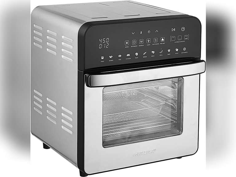 GoWISE USA 14.7Quart Air Fryer Grill with Dual Heating Elements & Oven