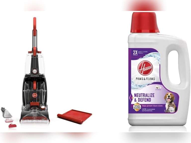 Hoover Power Scrub Elite Carpet Cleaner with Storage Mat, FH50250B and