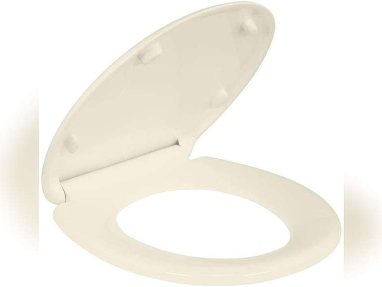 Bath Royale BR50002 Executive Round Toilet Seat, Almond/Bone Silent