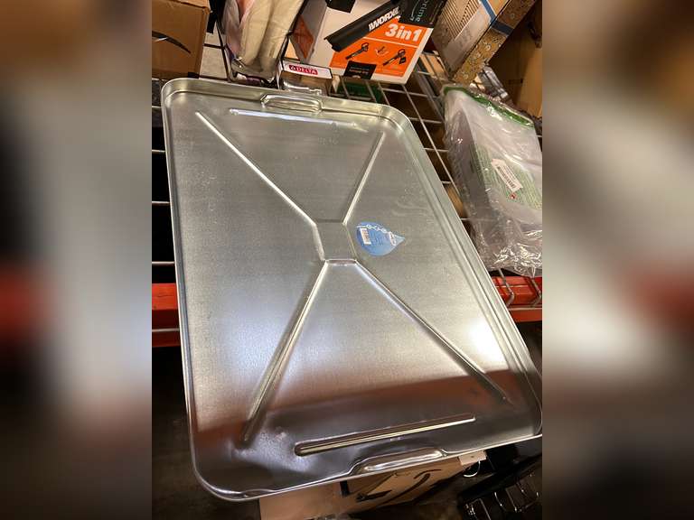 Funnel King 94482 Drip Tray Metal Oil Drain Pan, Oil Tray, Heavy Duty