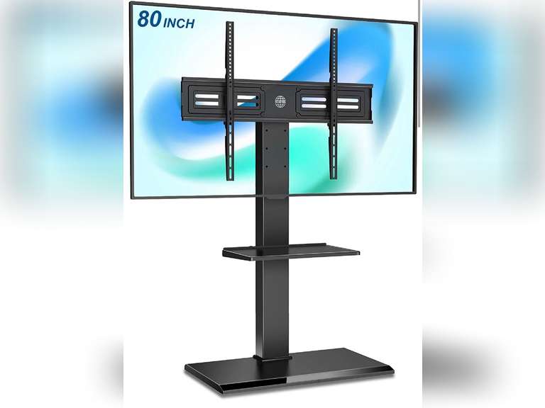FITUEYES Floor TV Stand with Swivel Mount for 5080 Inch Large LCD/LED