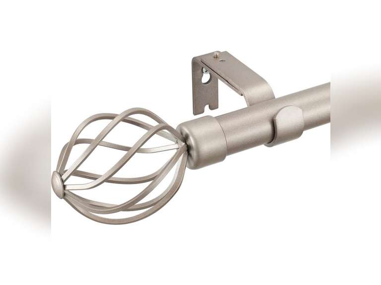 Mayrhyme Adjustable Curtain Rod for Window 48 to 84 Inches,Twisting