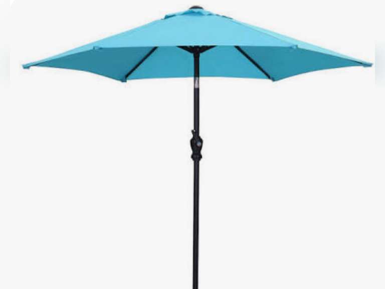 Ainfox 8 Foot Outdoor Patio UmbrellaPushButton Tilt&Crank Patio Table