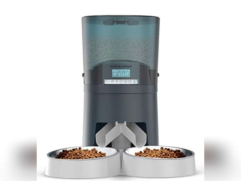 Cat Feeder, HoneyGuaridan 7L Automatic Pet Feeder for Two Cats Dogs