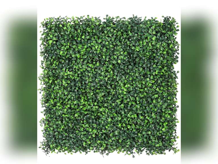 Sunnyglade 12 Pieces 20"x 20" Artificial Boxwood Panels Topiary Hedge