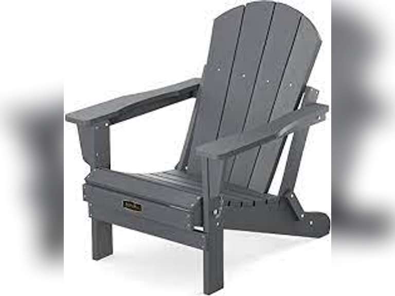 SERWALL Adirondack Chair for Patio Garden Outdoors Fire Pit (Folding