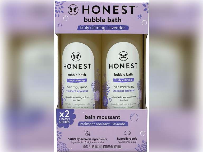 HONEST The Honest Company Bubble Bath, Truly Calming Lavender, 17 Fluid