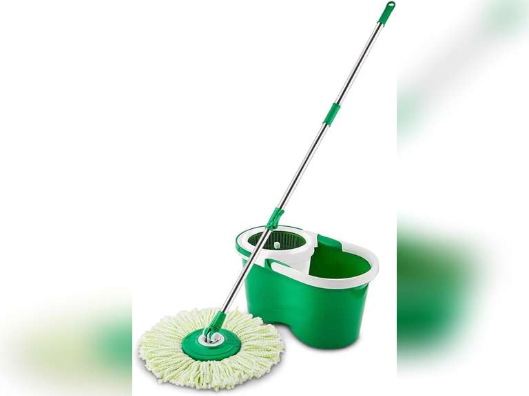 Libman AllIn One Microfiber Spin Mop and Bucket Floor Cleaning System