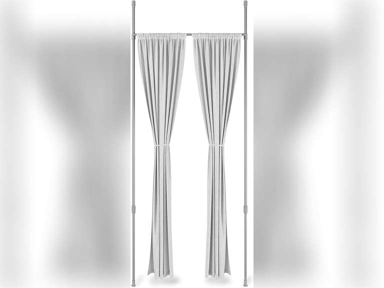 Umbra Anywhere Expandable Room Divider, Tension Curtain Rod, Damage