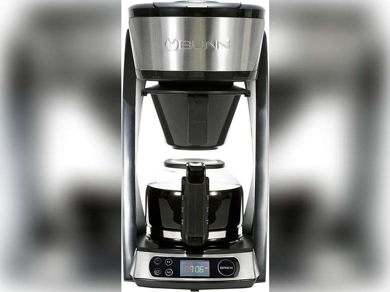 BUNN Heat N Brew Programmable Coffee Maker, 10 cup, Stainless Steel 129