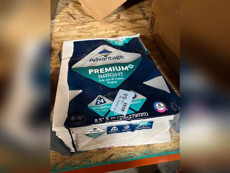 Advantage Multi Purpose Premium Bright Ink Jet & laser Paper 8.5'' X 11