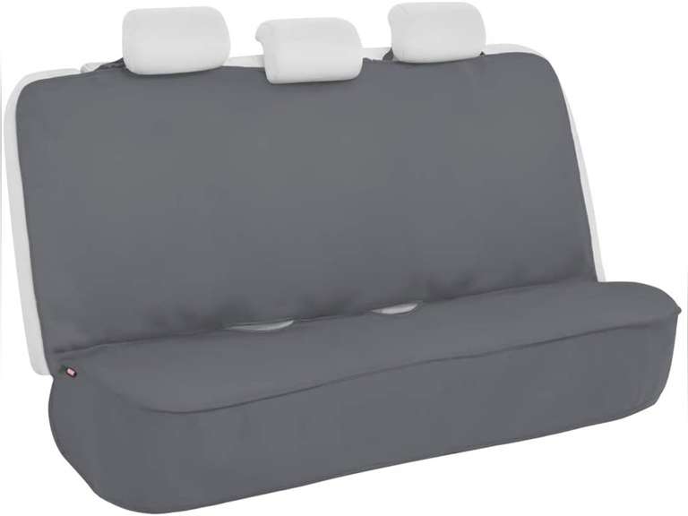 Motor Trend AquaShield Gray Waterproof Rear Bench Car Seat Cover