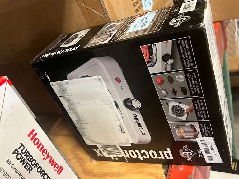 Proctor Silex Electric Single Burner Cooktop, Compact and Portable