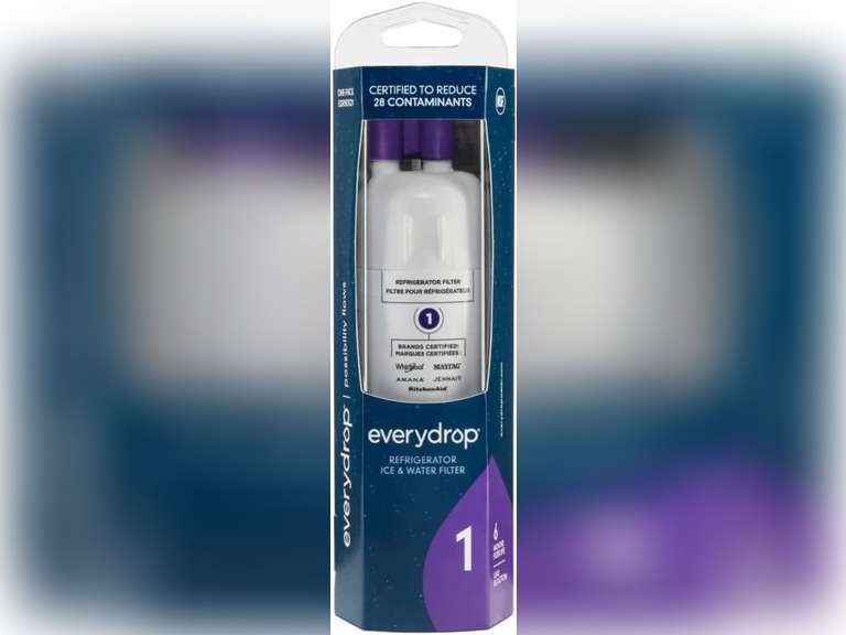 everydrop by Whirlpool Ice and Water Refrigerator Filter 1, EDR1RXD1, SinglePack , Purple 53.99