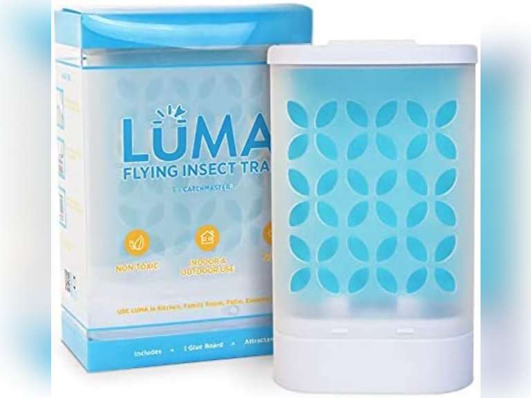 Luma Flying Insect Trap by Catchmaster 1 Count, Ready to Use Indoors