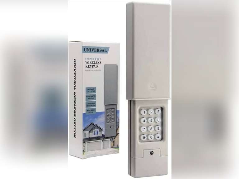 Universal Garage Door Keypad Wireless Keyless Entry for Chamberlain Liftmaster Genie Linear