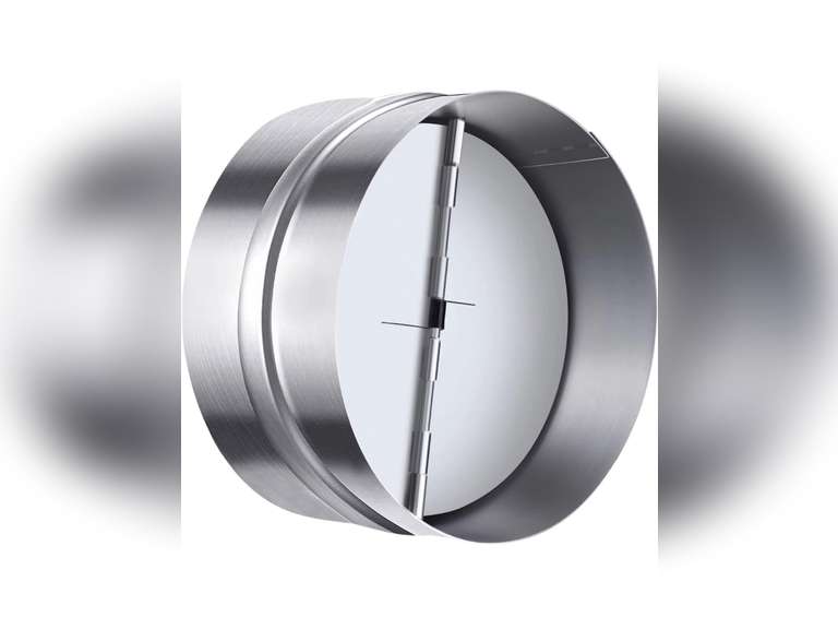 6 Inch Backdraft Damper Back Draft Vent Duct Shutter Blocker, Backflow Ducting Insert OneWay