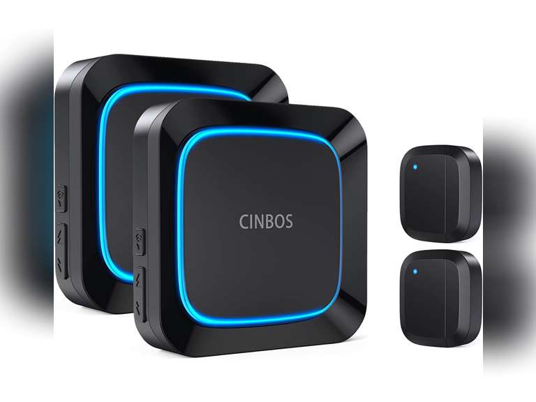 Wonderland Pool Door Chime, Wireless Ring Doorbell Alarms with 1000 Ft