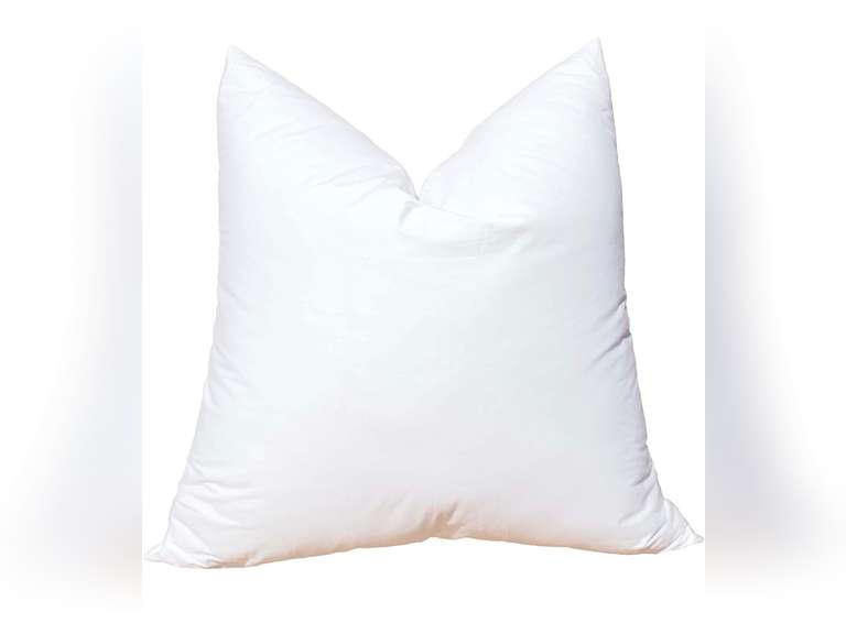 Pillowflex Synthetic Down Pillow Insert 24x24 Down Alternative Pillow, Insert for Small Square