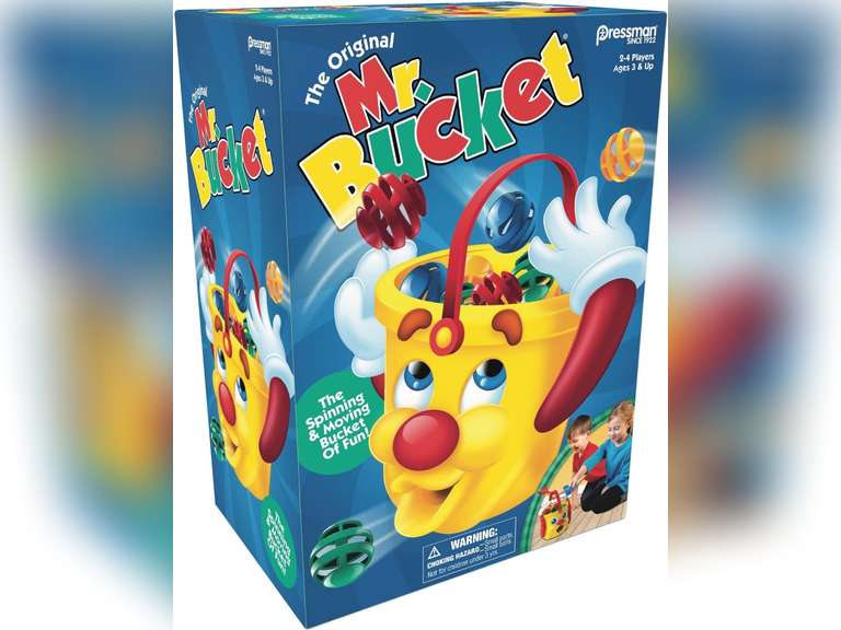 Mr. Bucket Game The Spinning & Moving Bucket of Fun! by Pressman