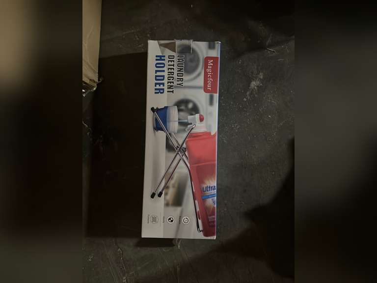 Magicfour Laundry Detergent Cup Holder Drip Catcher, Stainless Steel