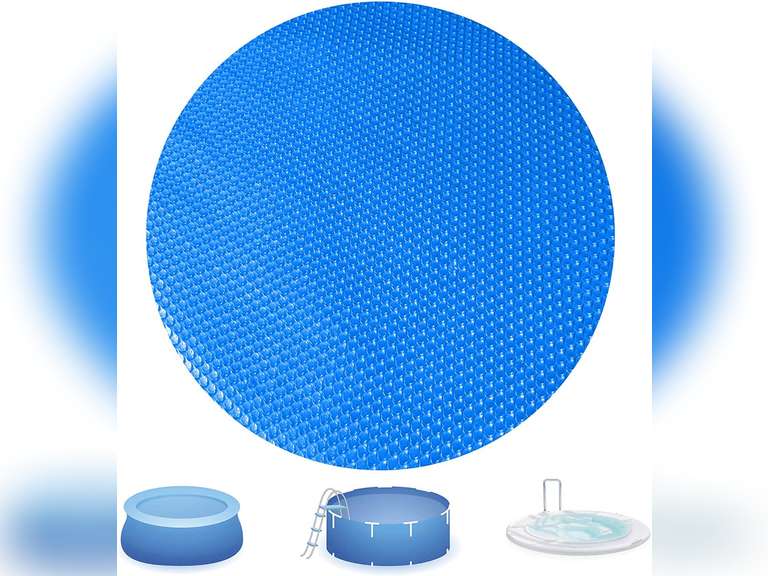Evoio Solar Pool Covers for 10 ft Diameter Round / Rectangle Swimming