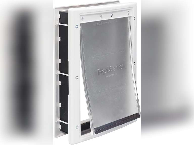 PetSafe Plastic Dog and Cat Door, Medium, For Pets Up To 40 lb