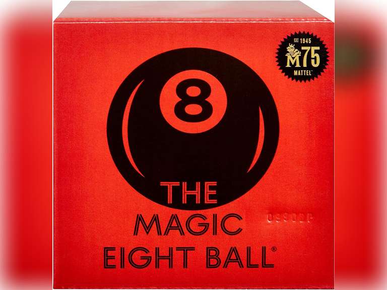 Magic 8 Ball Mattel 75th Anniversary Novelty Toy with