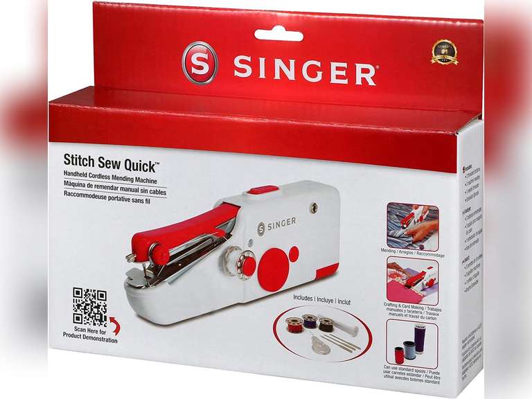SINGER 01663 Stitch Sew Quick Portable Mending Machine 1Machine 17.93