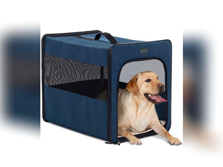 Petsfit Soft Sided Dog Crate, Upgrade Zipper and Strengthen The Seam