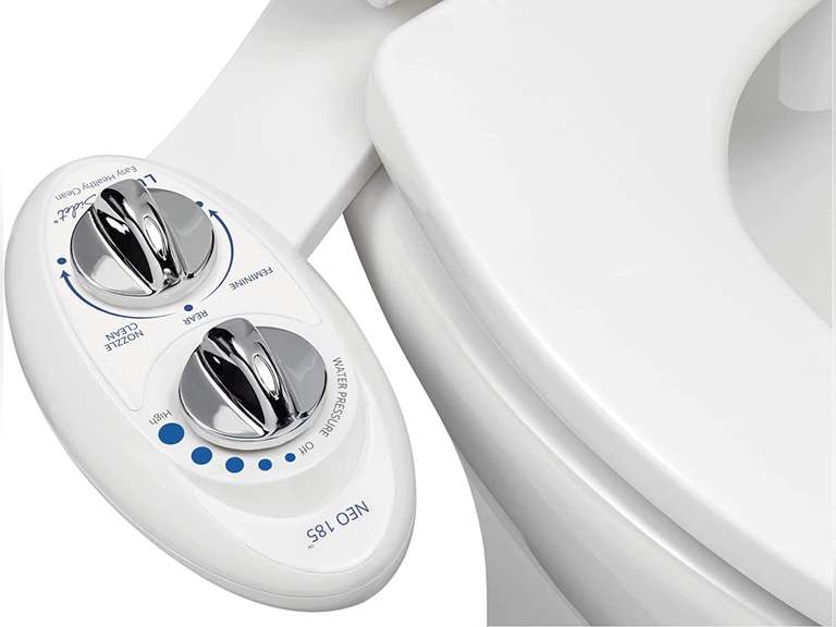 LUXE Bidet NEO 185 NonElectric Bidet Toilet Attachment with Self