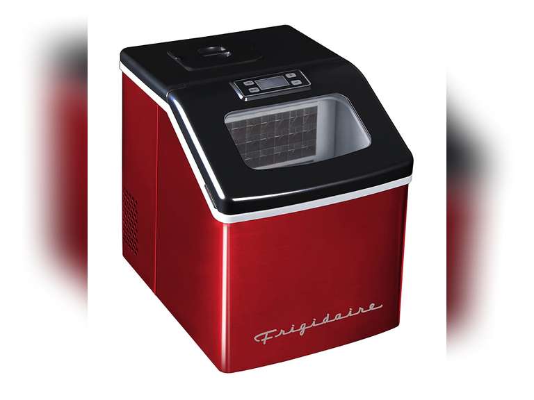 Frigidaire EFIC452SSRED XL Maker, Makes 40 Lbs. of Clear Square Ice