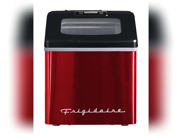 Frigidaire EFIC452SSRED XL Maker, Makes 40 Lbs. of Clear Square Ice