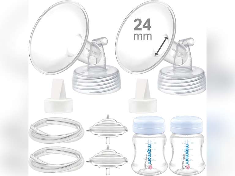 Maymom Pump Parts Compatible with Spectra S2 Spectra S1, 24 mm Flange