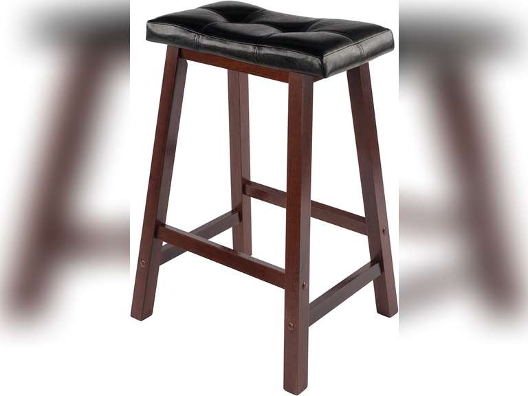 Winsome Mona Stool, 24", Antique Walnut 24" Stool 42.74