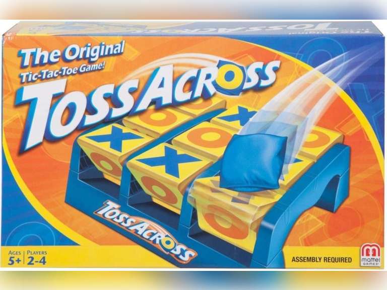 Toss Across Game, Tic Tac Toe Outdoor Game, Original Bean Bag Tossing
