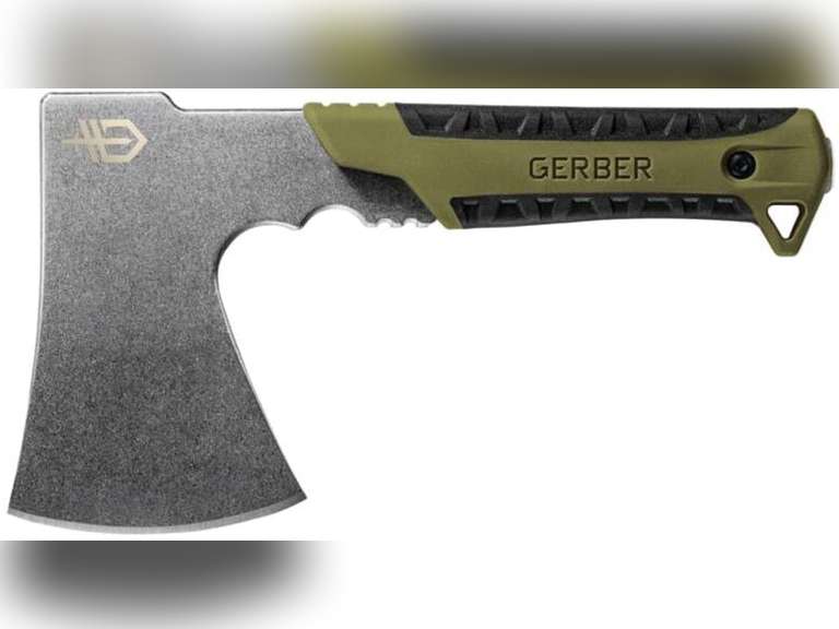 Gerber Gear 31003482 Gerber Hatchet, Camping Hatchet, Survival Hatchet, with Sheath, Sage Green