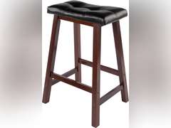 Winsome Mona Stool, 24", Antique Walnut 24" Stool 42.74