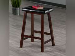 Winsome Mona Stool, 24", Antique Walnut 24" Stool 42.74
