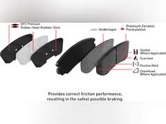 Dynamic Friction Company 3000 Ceramic Brake Pads 1310-0340-00-Rear Set DFC 3000 Ceramic Brake Pads 21.15