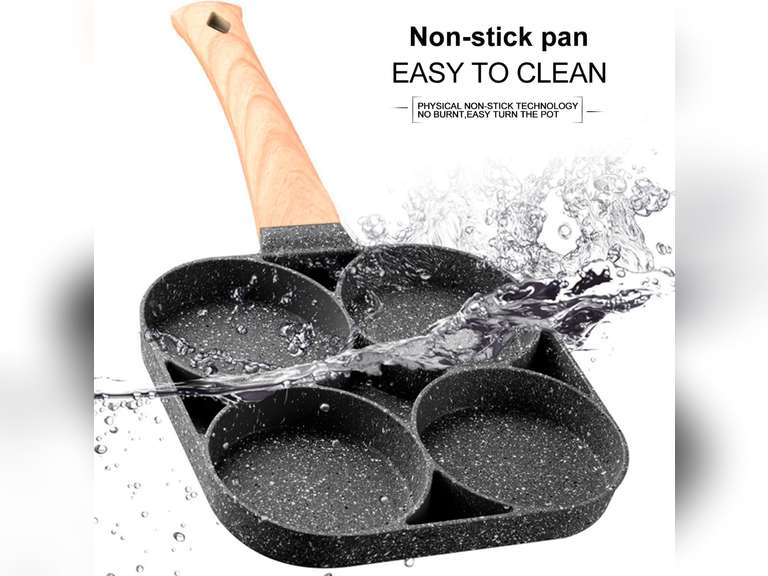 IAXSEE Egg Frying Pan Nonstick Pancake Pans 4Cups cookware Pancake