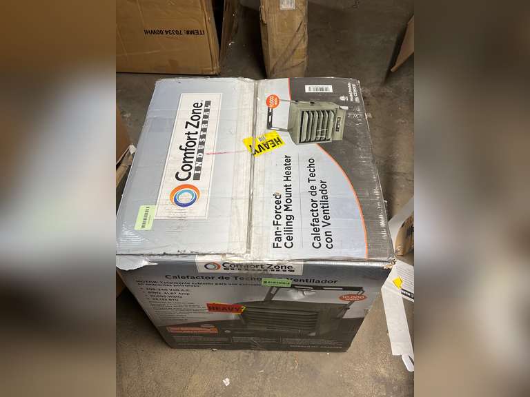 Comfort Zone CZ260ER 10,000Watt, 240v HardWired Digital FanForced