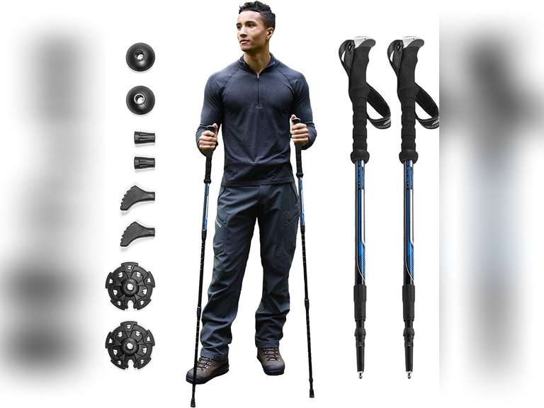 Cascade Mountain Tech Lightweight AircraftGrade Aluminum Trekking