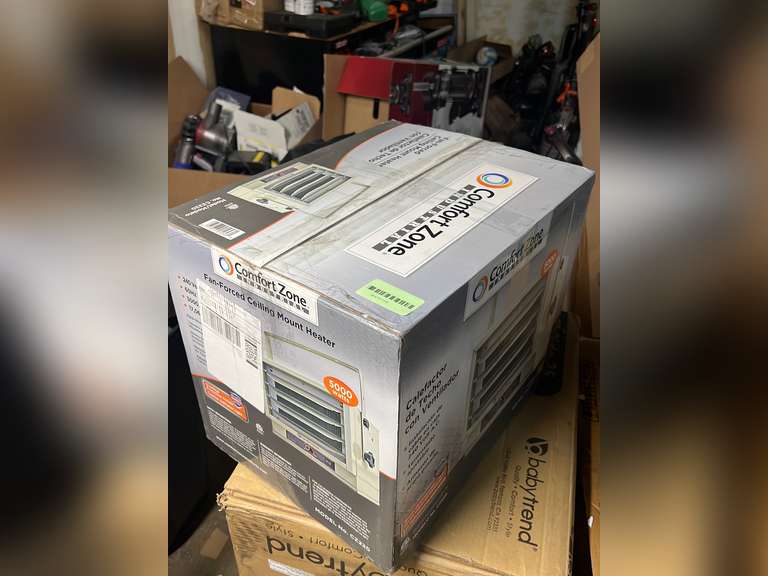 Comfort Zone CZ220 5000Watt, 240v Hard Wired FanForced Ceiling Mount