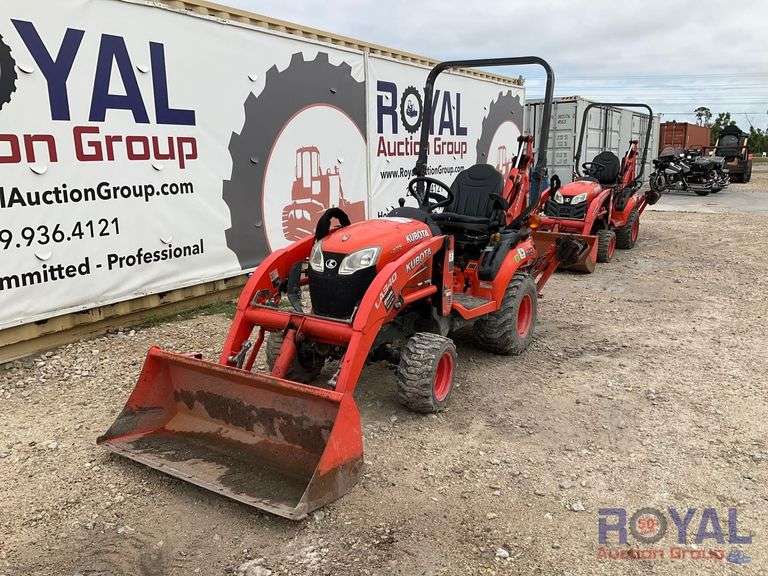2019 Kubota BX23S 4X4 Mini Backhoe Loader Royal Auction Group