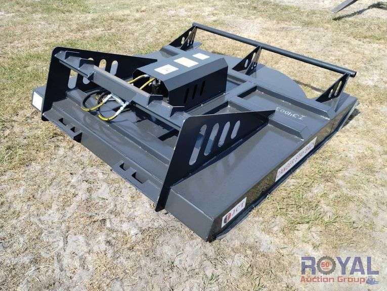 2023 JCT 66 inch Skid Steer Brush Cutter Attachment Royal Auction Group