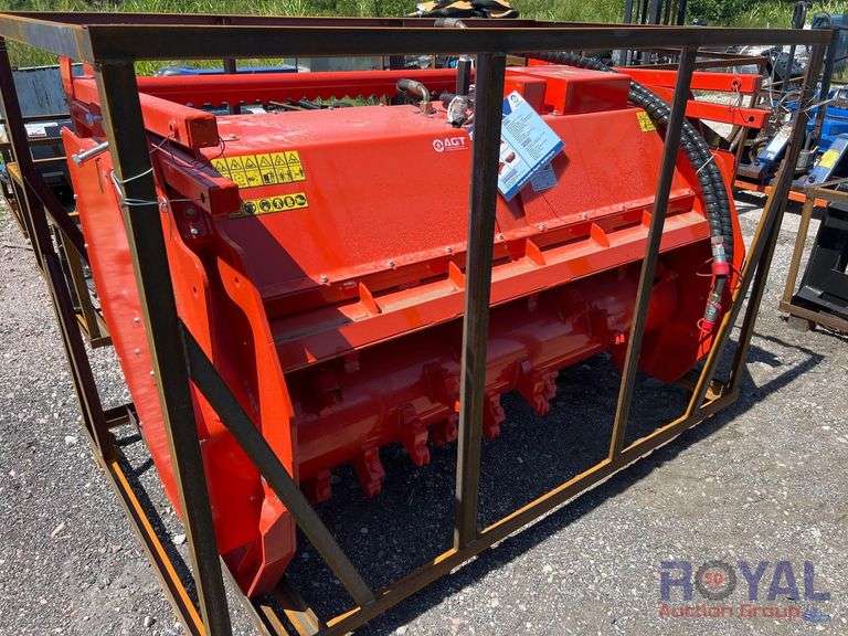 2023 Skid Steer Standard Flow Forestry Drum Mulcher Royal Auction Group
