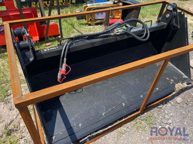 2023 TopCat 4IN1BCT Skid Steer 4 in 1 Bucket Attachment Royal Auction