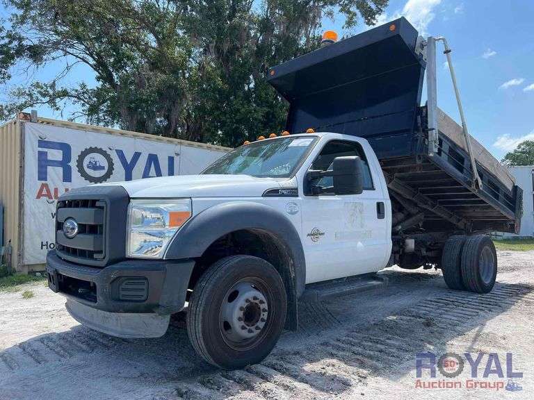 2014 Ford F550 Mason Dump Truck Royal Auction Group