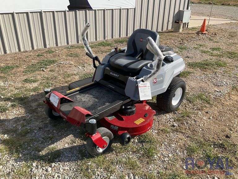 2023 Unused Exmark Quest ESeries 42in Zero Turn Mower Royal Auction